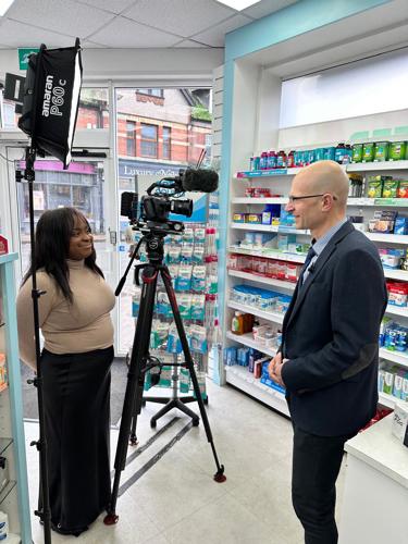 Olivier Picard interviewed in his pharmacy.jpg