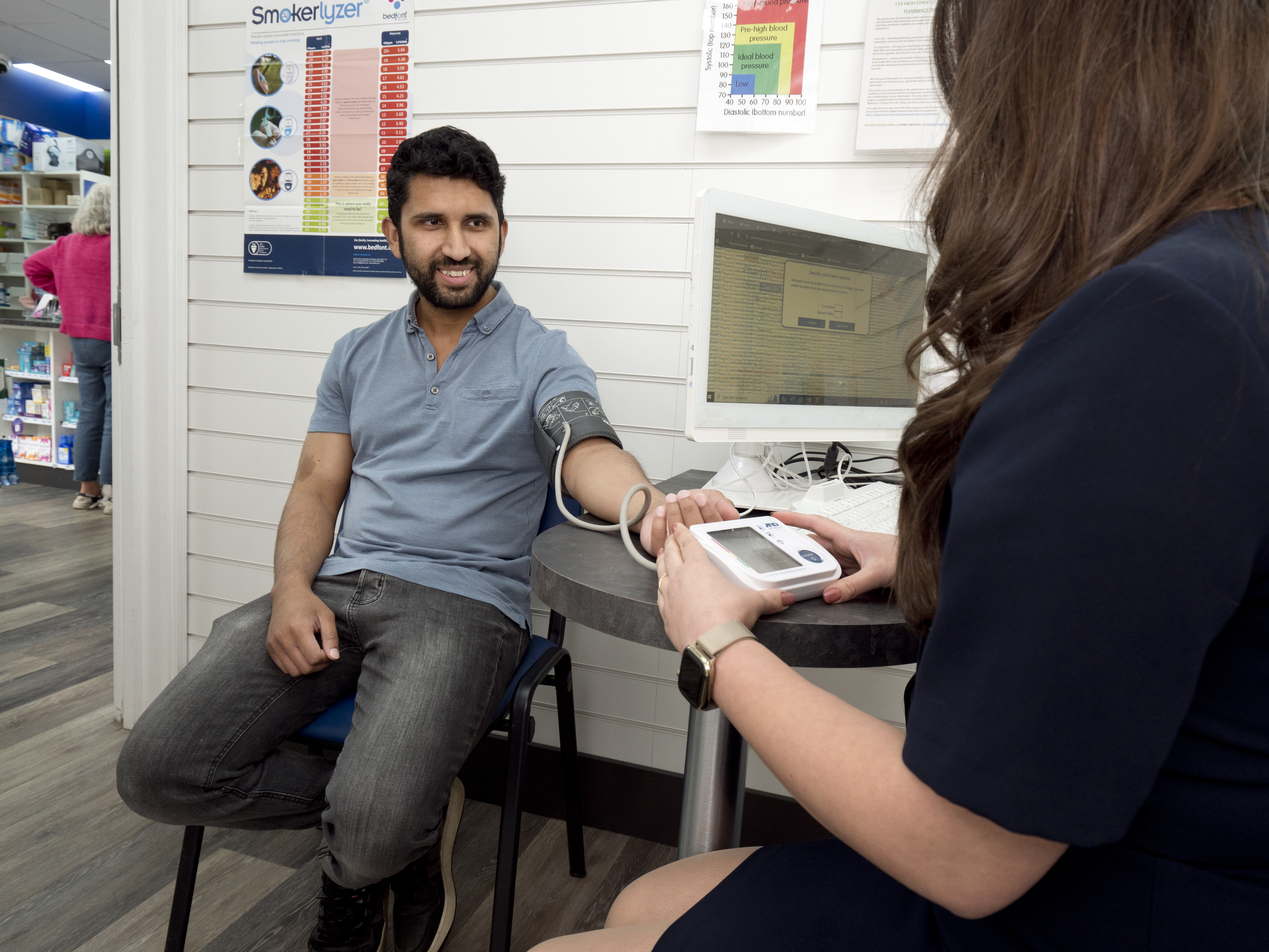 Blood pressure check