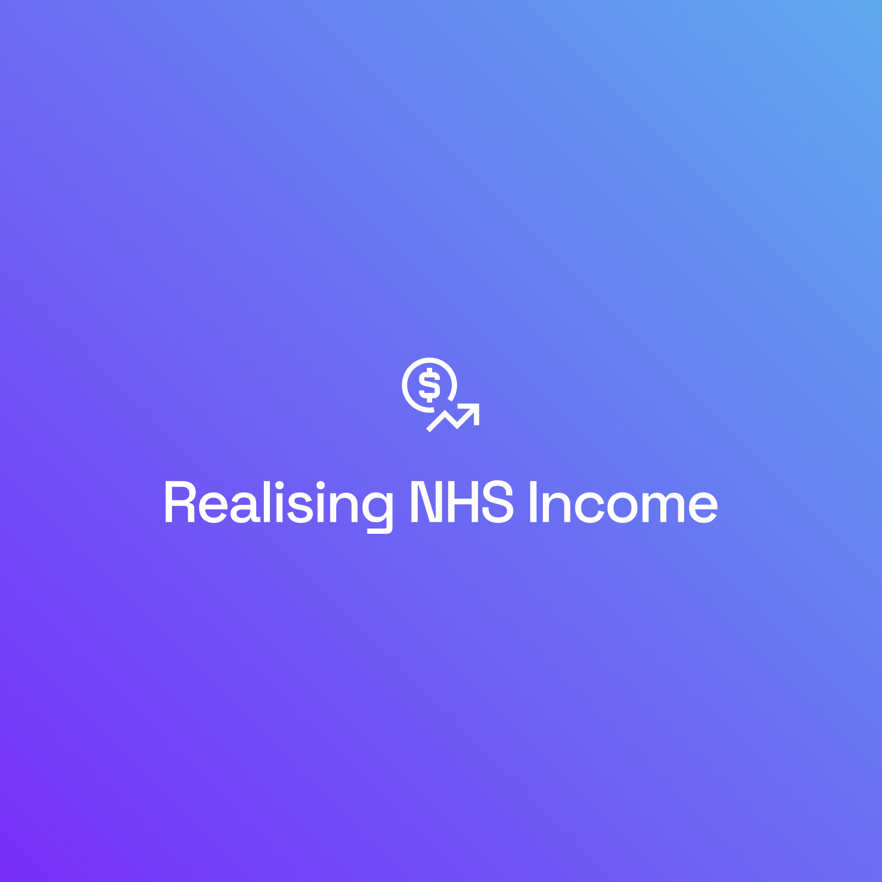 realising nhs income stacked