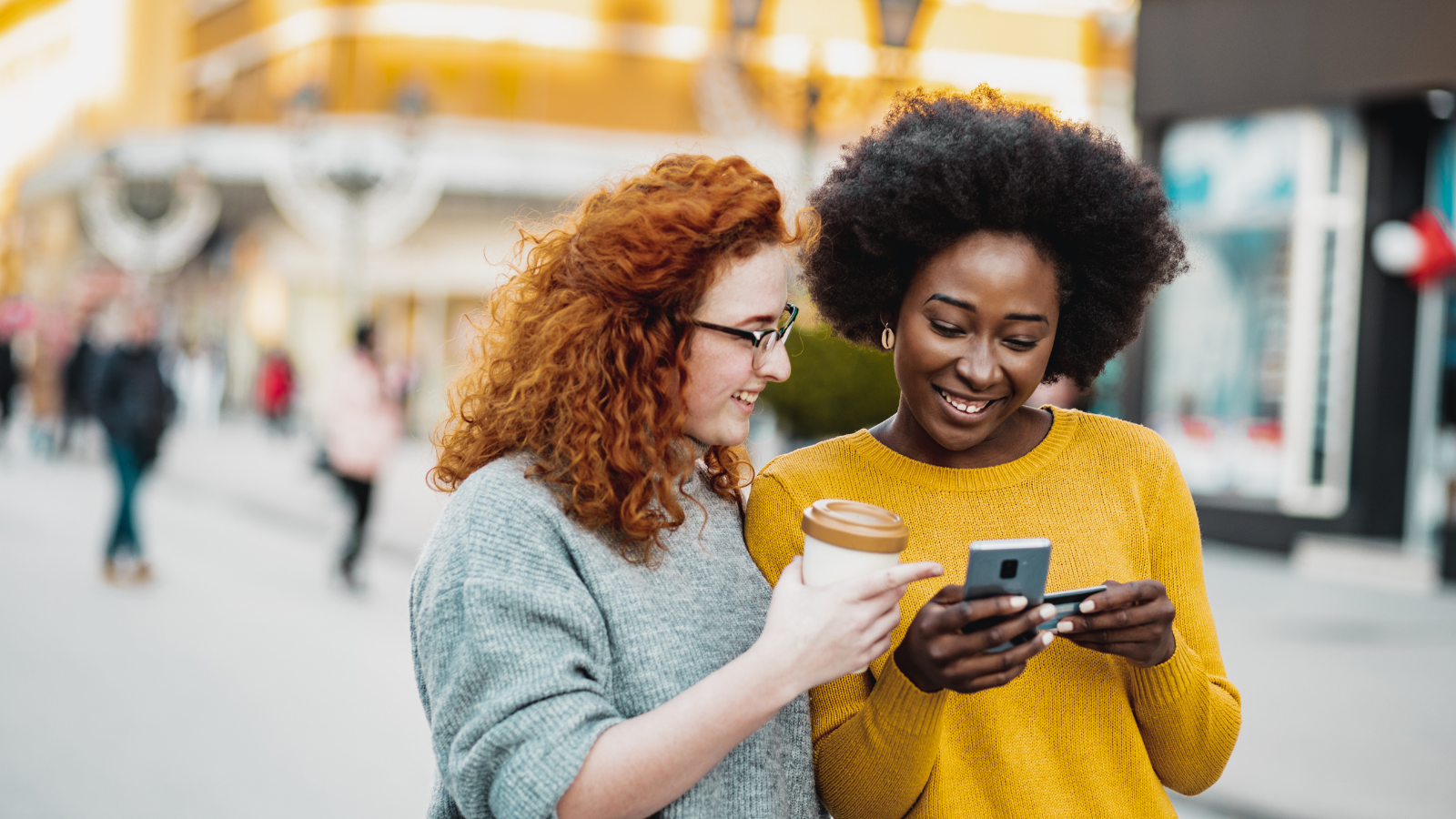 Consumers on photos