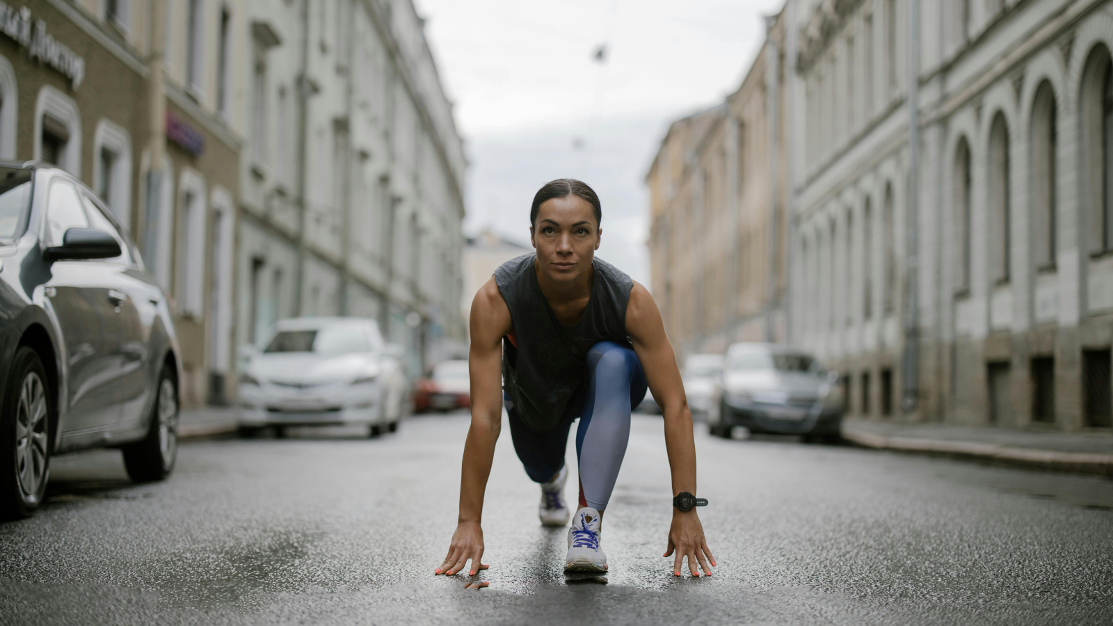 Woman ready to race