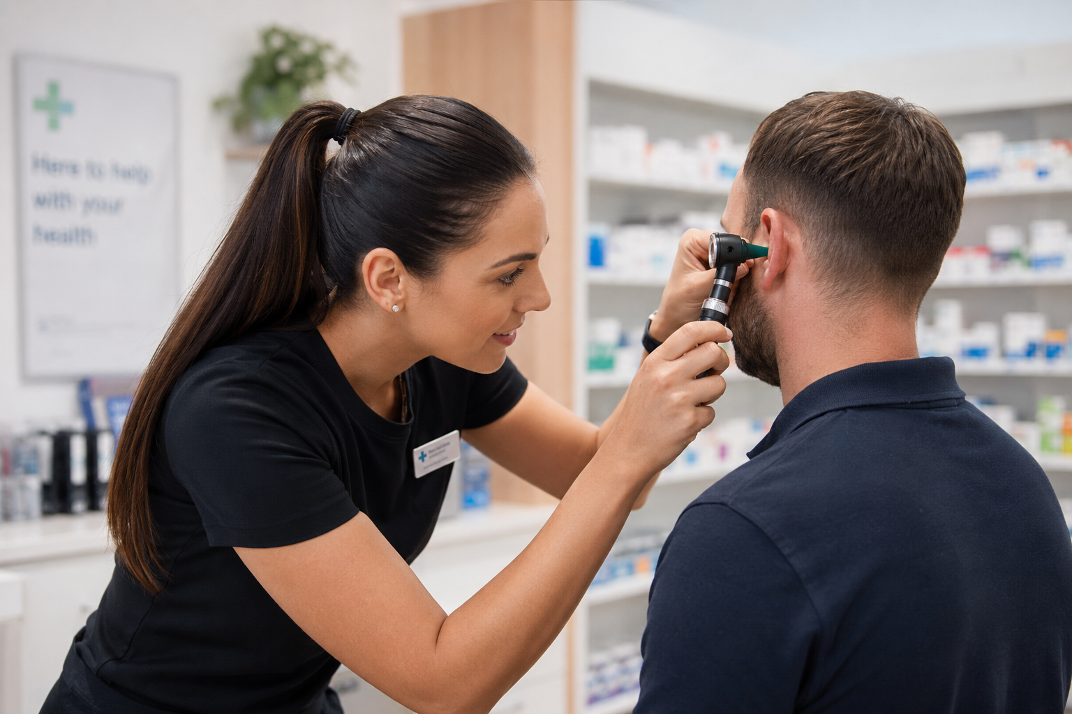 Healthcare check up in modern clinic