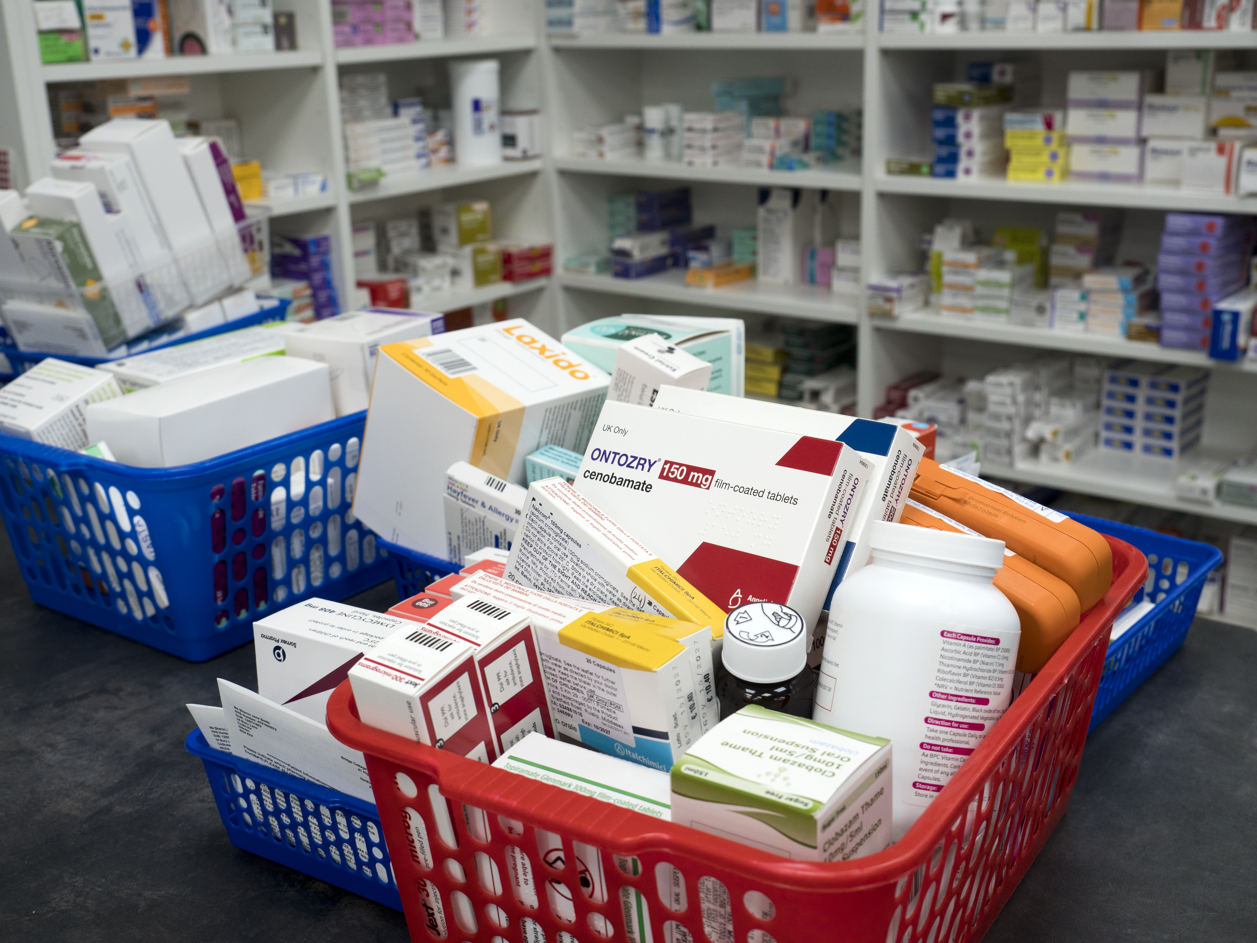 Basket of medicines 